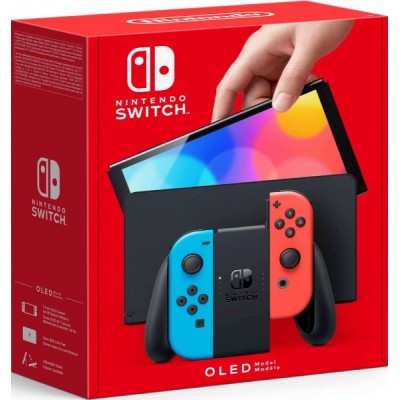 Nintendo Switch OLED Neon Red-Blue